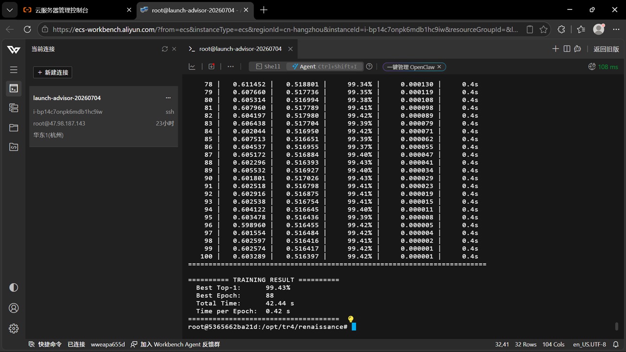 MLP MNIST 运行结果